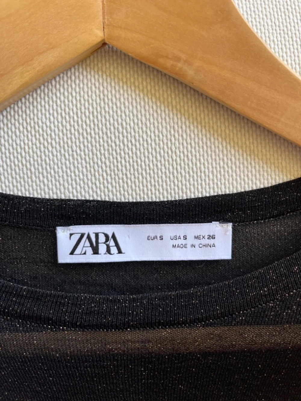 ZARA sheer mesh long sleeve top S - Picture 3 of 3